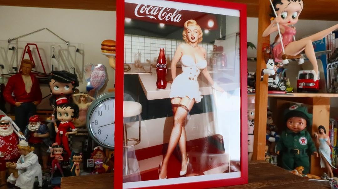 コカコーラ マリリンモンロー ポスター A3 ダイナマイトボディ コカコーラ マリリンモンロー ポスター A3 ダイナマイトボディ